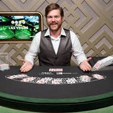 Live casino multi-camera setup and game tables